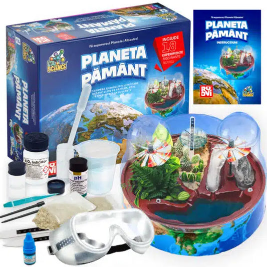 Joc educațional „Planeta Pământ” - Descoperă lumea și realizează experimente științifice - OriundeSales