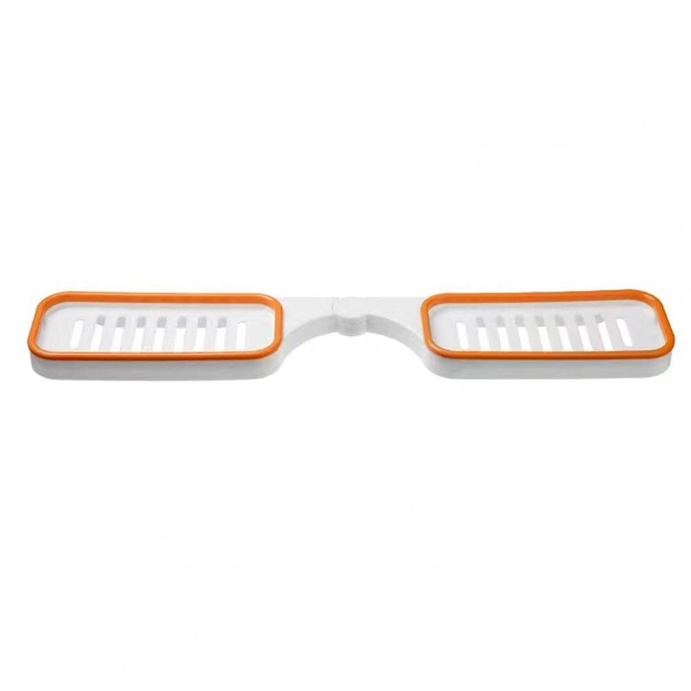 SUPORT DUBLU PENTRU BAIE, AUTOADEZIV, ROTATIV 180°, 33 X 11 X 3CM - OriundeSales