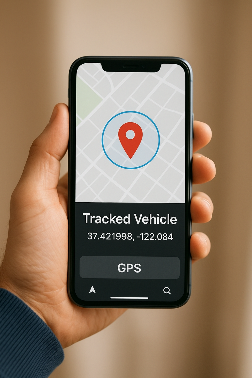 Mini Localizator GPS cu Magnet, Compatibil Smartphone, Negru