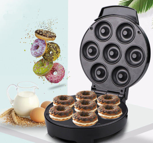 Aparat Electric pentru Gogoși - 7 Bucăți Delicioase în Fiecare Ciclu! - OriundeSales