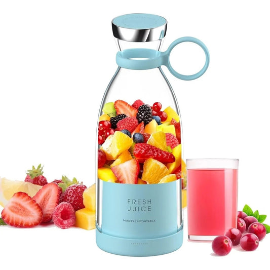 Blender Portabil cu Baterie de 1200mAh, 40W, 6 Lame Inox, Capacitate 380ml și Încărcare USB - OriundeSales