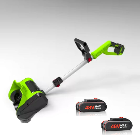 Freză de zăpadă fără fir, 48V, lățime de lucru 26 cm, distanță de aruncare 4 m - OriundeSales