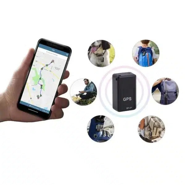 Mini Localizator GPS cu Magnet, Compatibil Smartphone, Negru