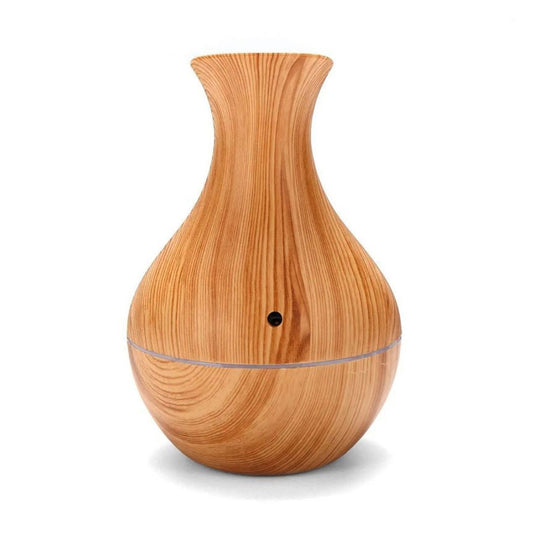 Umidificator Aromaterapie cu Ultrasunete, 130 ml, Design Natural, + 3 Esențe Cadou - OriundeSales