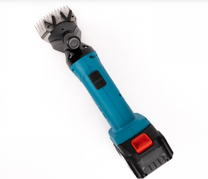 Masina de Tuns oi cu 2 Acumulatori 6ah 48v 6ah Accesorii Incluse Cutie de Transport si Depozitare