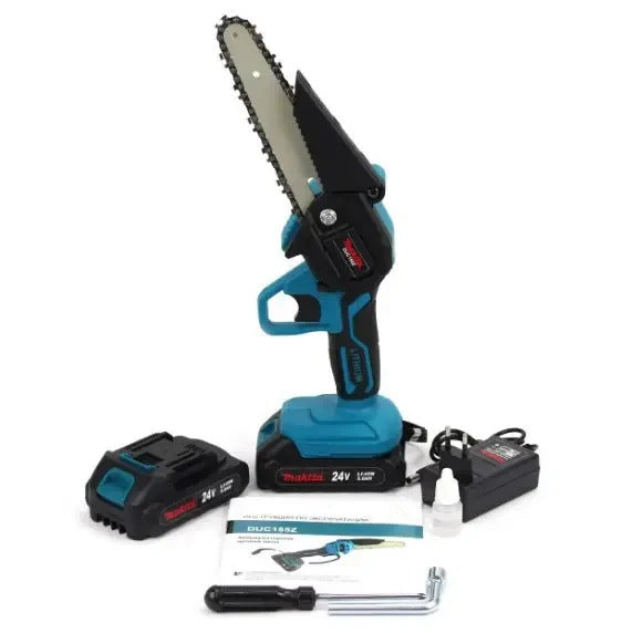 Mini Drujbă Electrică Portabilă 48V, 700W, cu Lame de 20 cm – Eficiență și Precizie în Tăiere Descriere: - OriundeSales