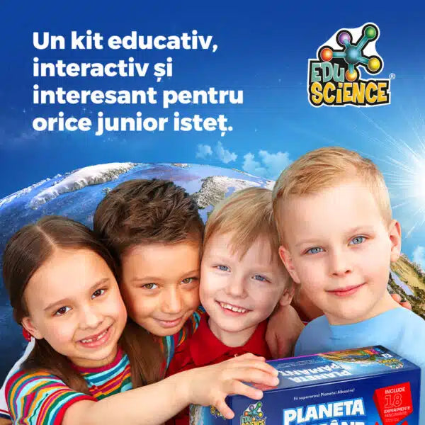 Joc educațional „Planeta Pământ” - Descoperă lumea și realizează experimente științifice