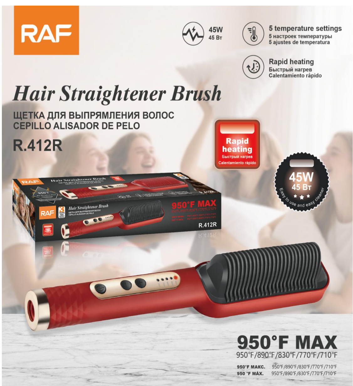 Placa de par tip pieptene RAF R.412R