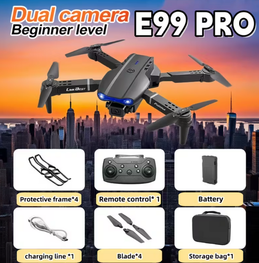 Drona E99 Pro cu 2 camere si saculet de transport