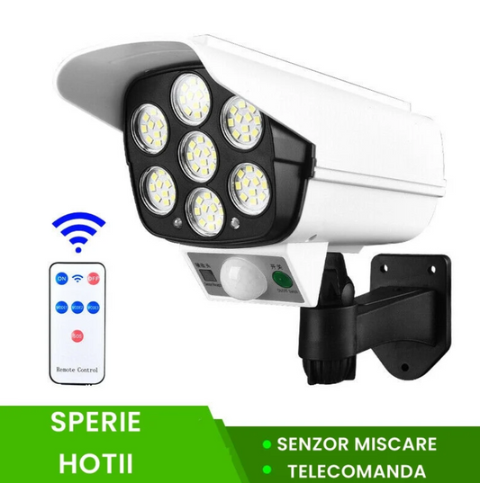 CAMERA SUPRAVEGHERE FALSA CU LED-URI SI SENZOR MISCARE - OriundeSales