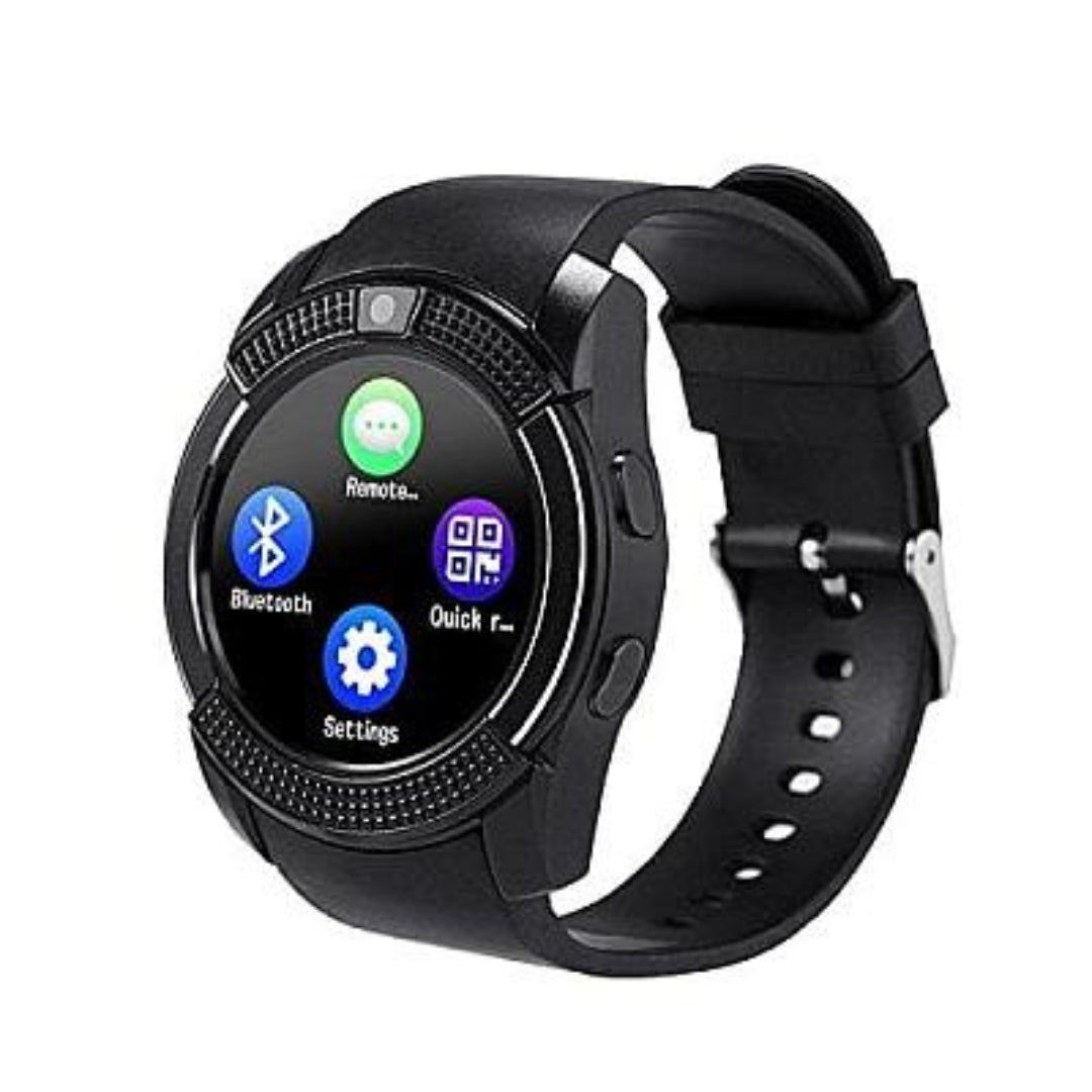 Smartwatch MediaTek V8, Cartelă SIM, Cameră Integrată, Notificări Facebook & WhatsApp, Android/iOS - OriundeSales