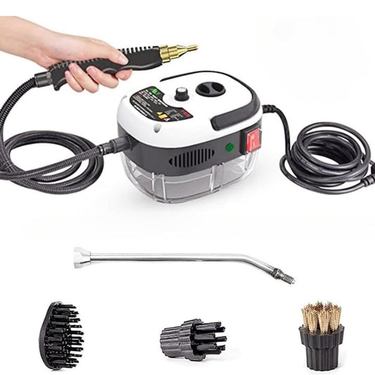 Aparat de Curatare cu Aburi Portabil, 2500W, Rezervor 1000ml Putere de Abur Ridicata pentru Bucatarie, Baie, Gresie, Mobilier, Canapele, Geamuri si Masina