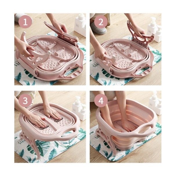 Cadita pentru pedichiura cu masaj, plibila, portabila
