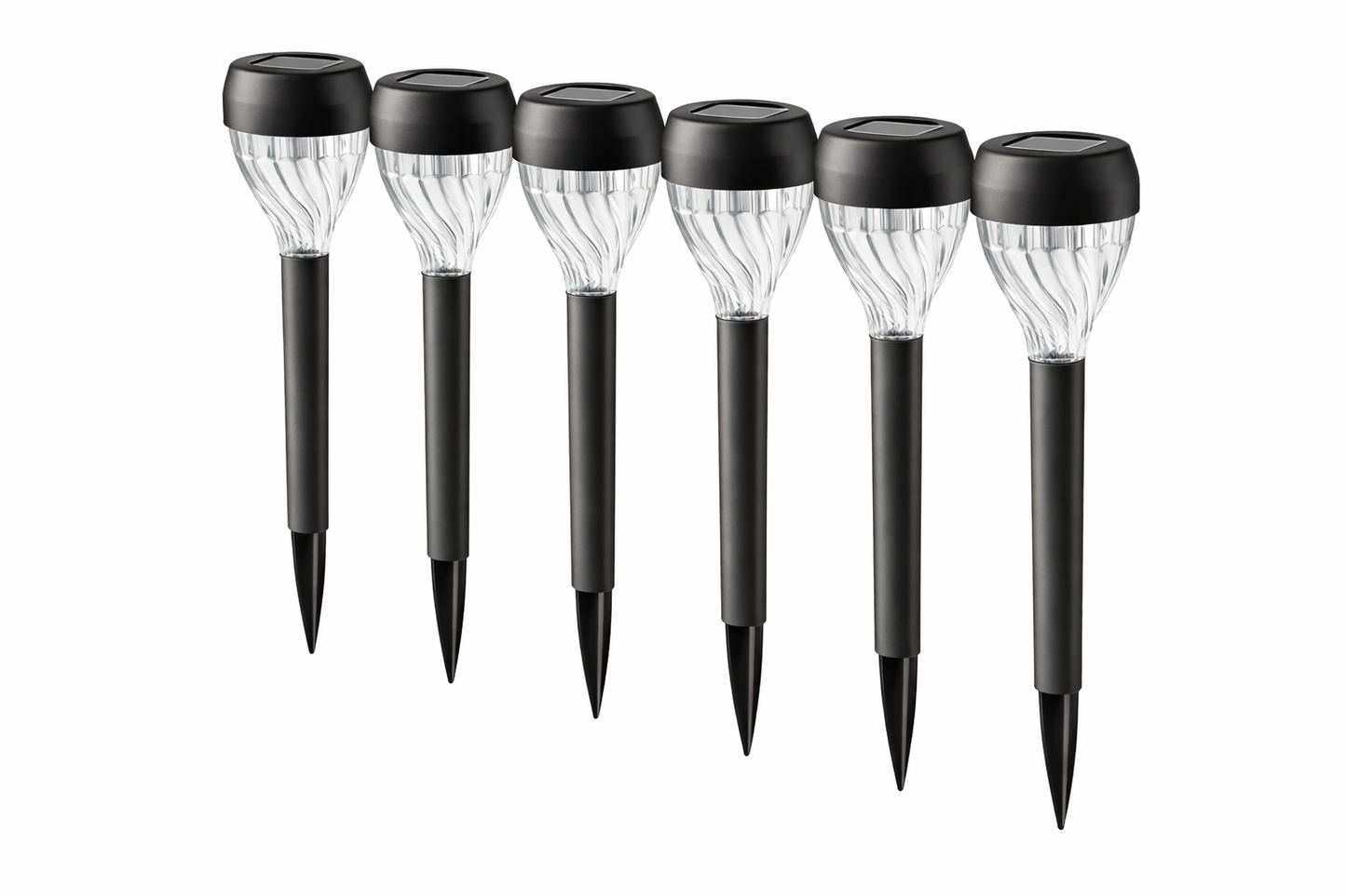 Set 6/8/10 Lămpi Solare de Grădină pentru Alei – Iluminare LED Exterior, Rezistente la Apă, Încărcare Solară Automată