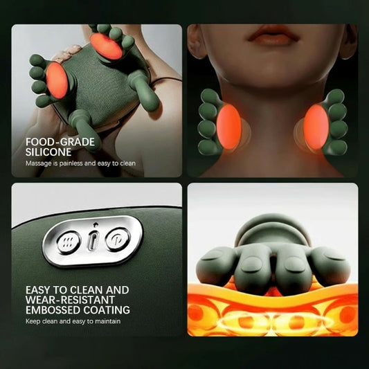 Aparat Shiatsu pentru Masaj cu Încălzire – Relaxare pentru Gât, Spate și Umeri